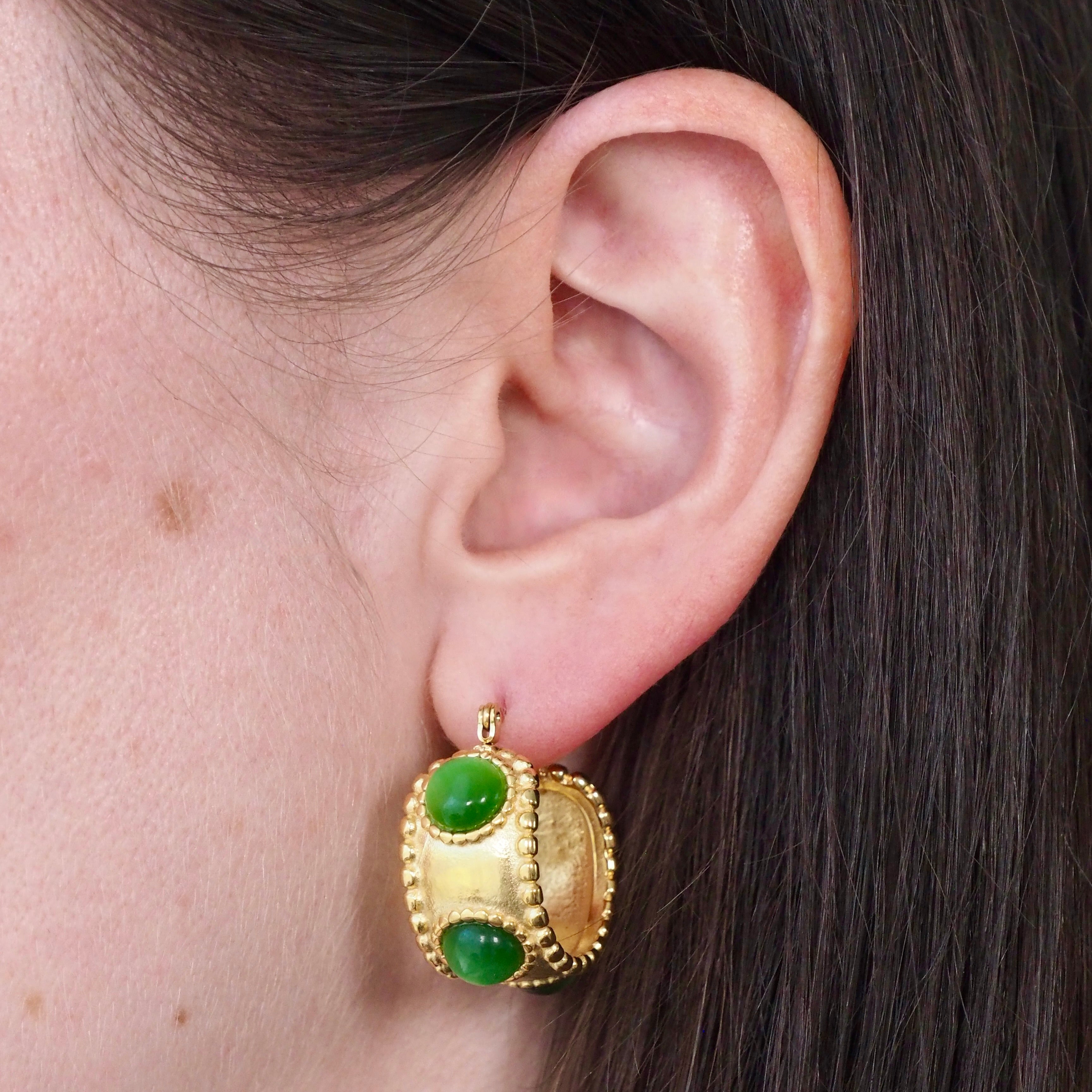 "Envy" Waterproof Earrings - Green
