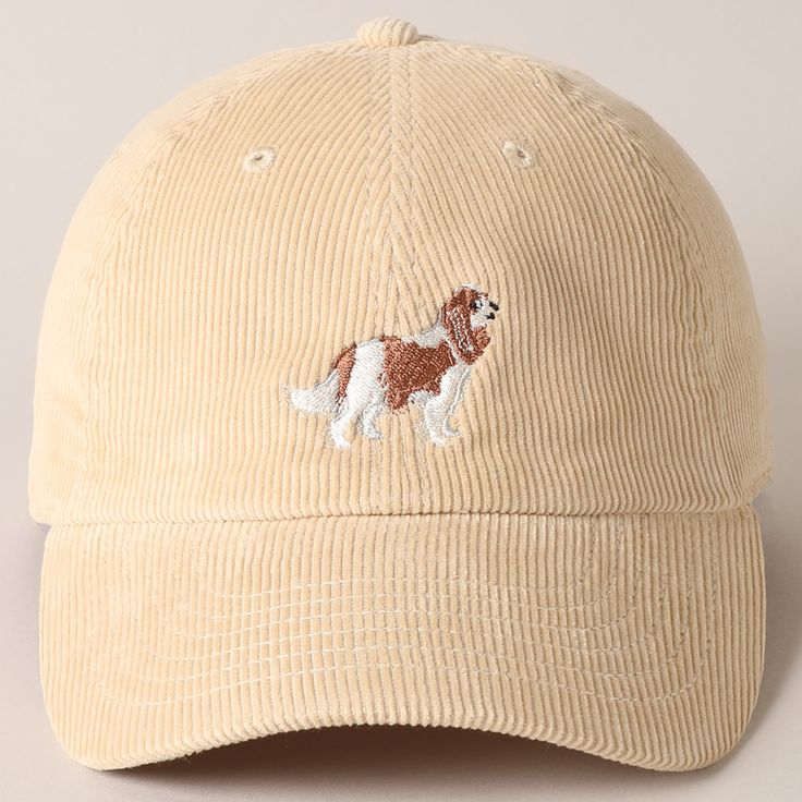 Cavalier King Corduroy Cap - SAND