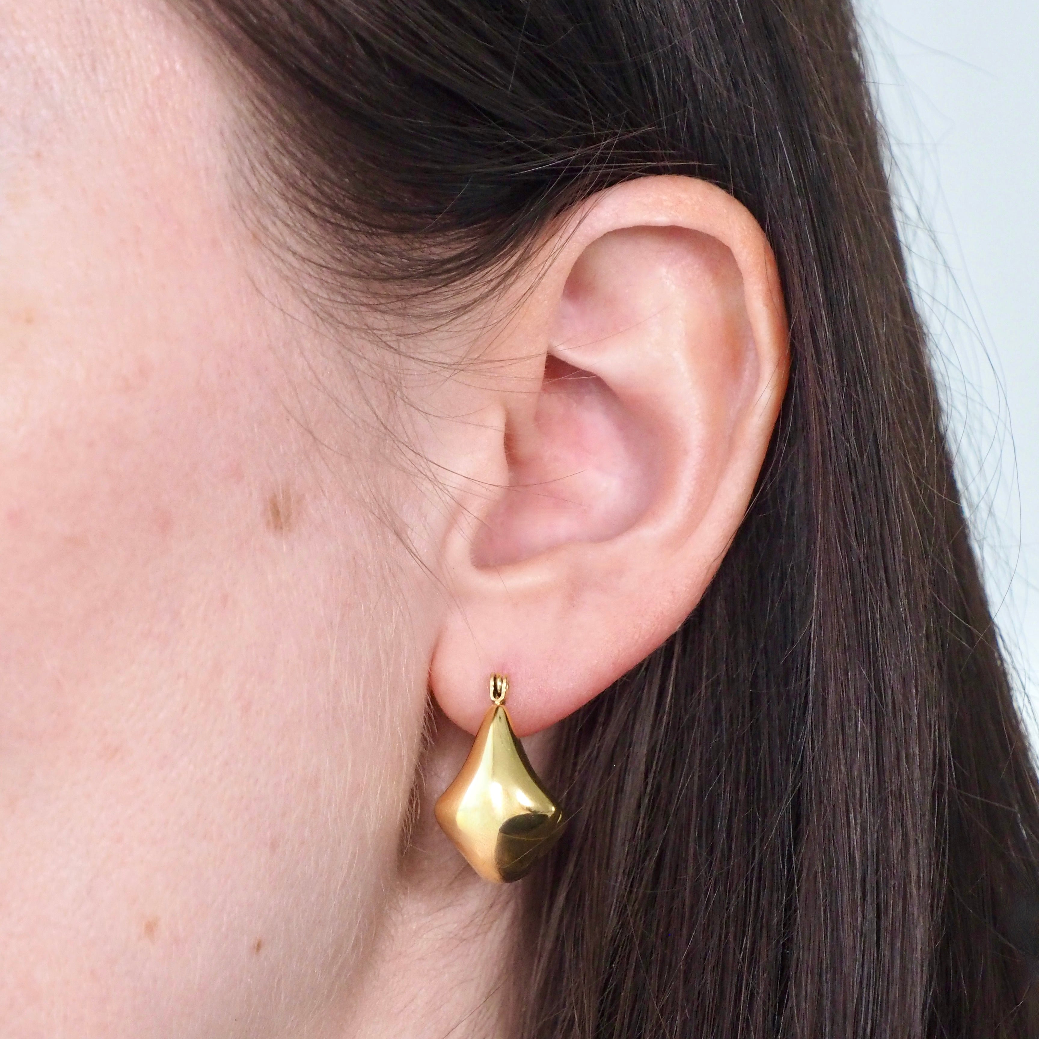 Golden Hour Waterproof Hoop Earrings