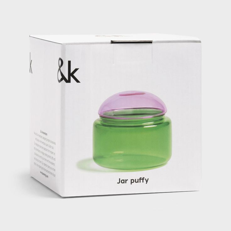 Puffy Jar - Green By &Klevering