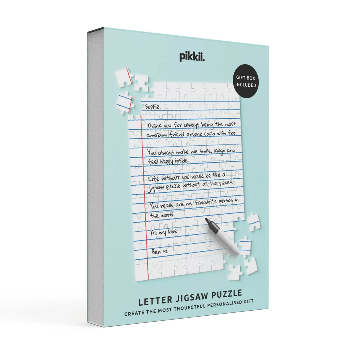 Jigsaw Puzzle Kit Letter