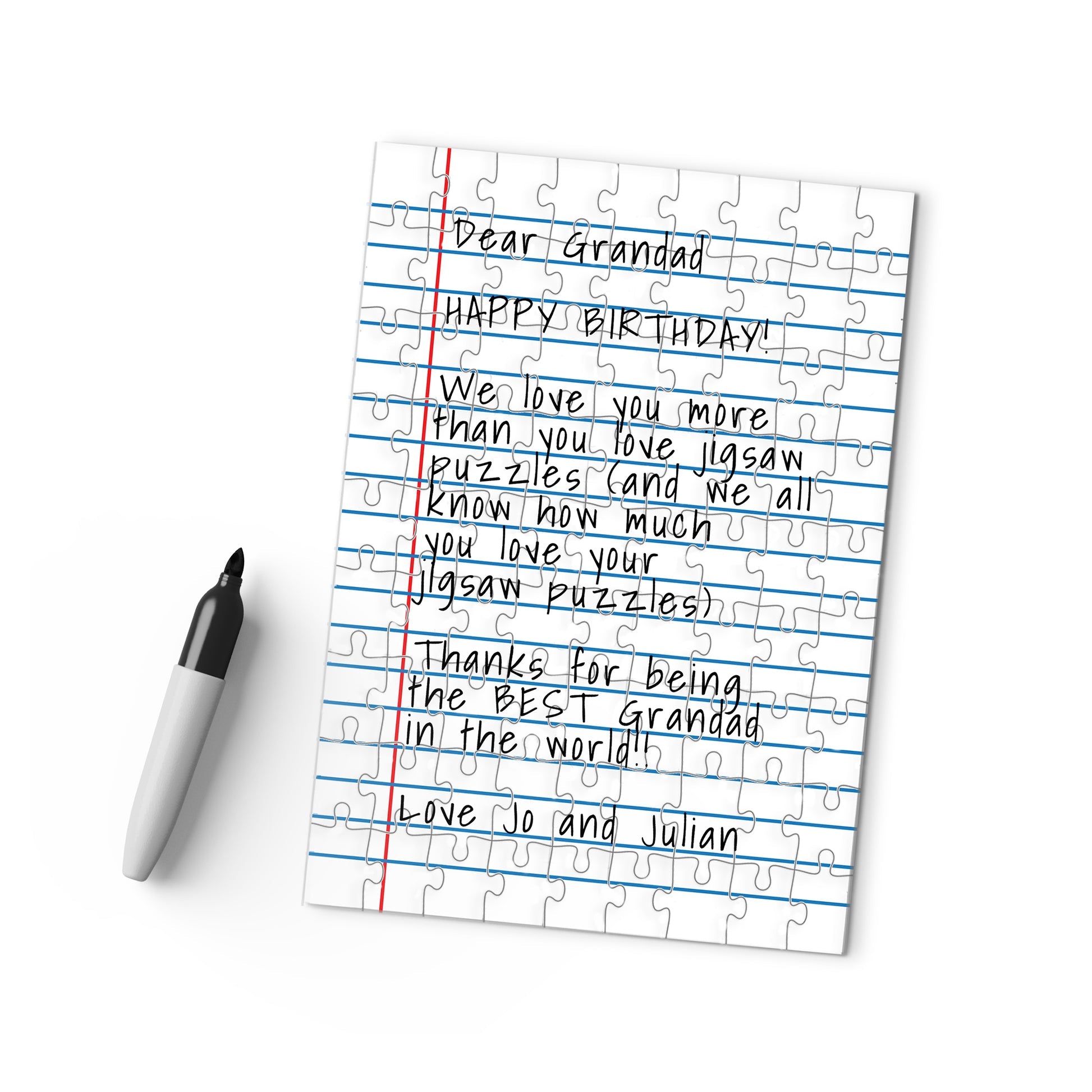 Jigsaw Puzzle Kit Letter