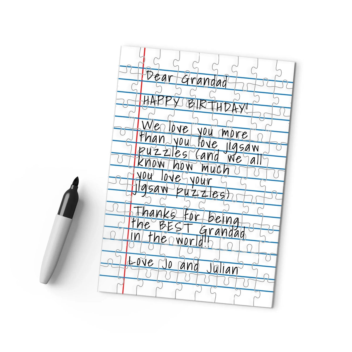 Jigsaw Puzzle Kit Letter