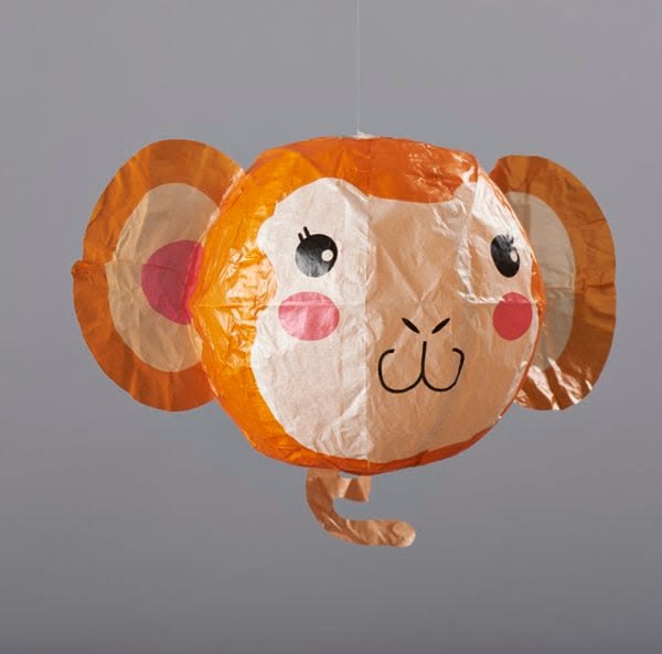 Monkey Japanese Paper Balloon