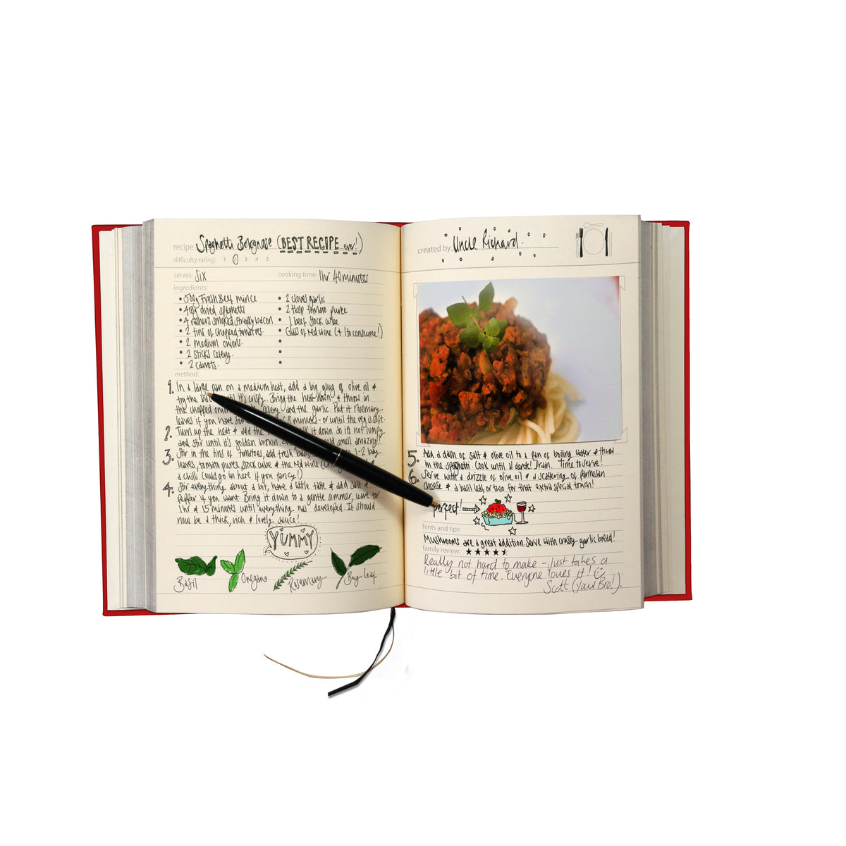 My Family Cookbook - Recipe Journal