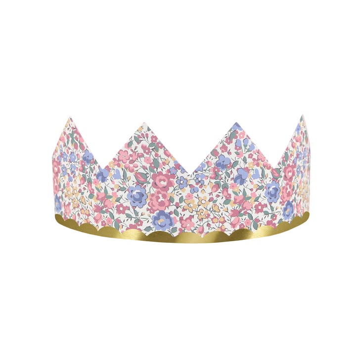 Meri Meri x Liberty Party Crowns (Pack of 8 in 8 colors)