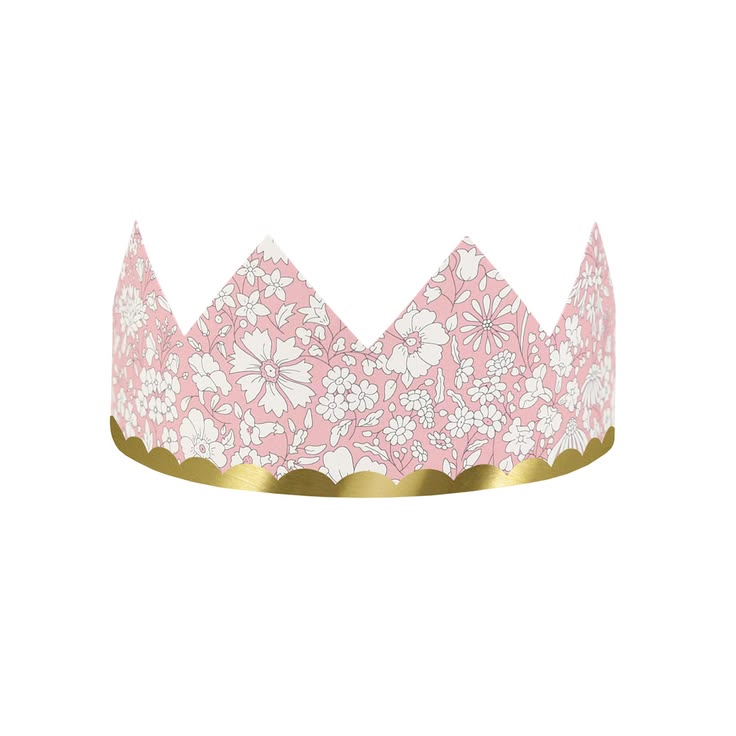 Meri Meri x Liberty Party Crowns (Pack of 8 in 8 colors)
