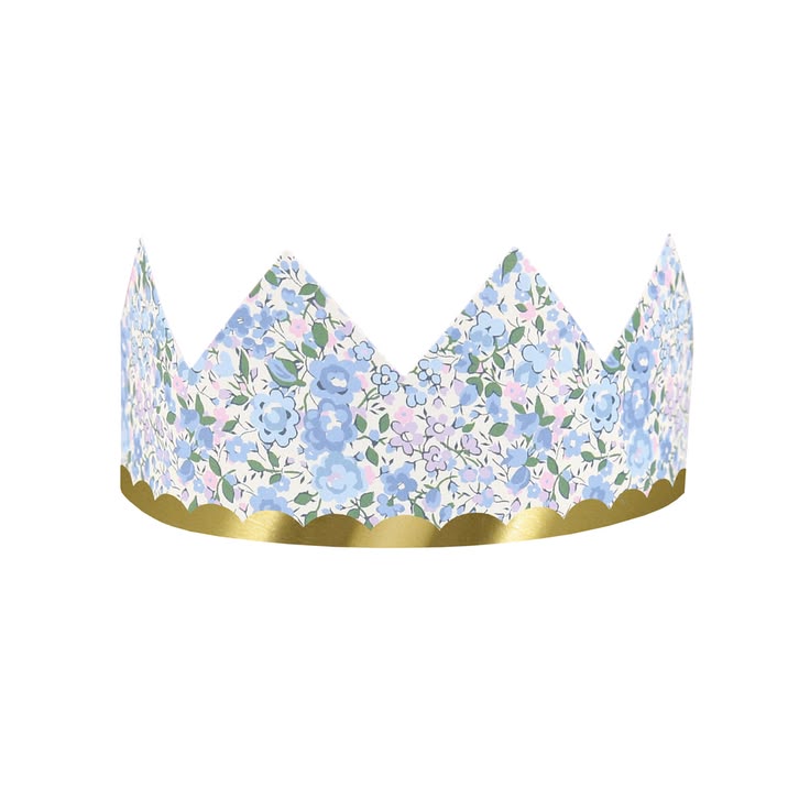 Meri Meri x Liberty Party Crowns (Pack of 8 in 8 colors)