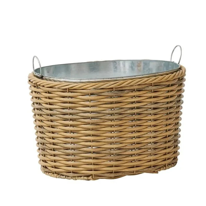 Party PE Rattan Cooler 51x31x29cm Nat
