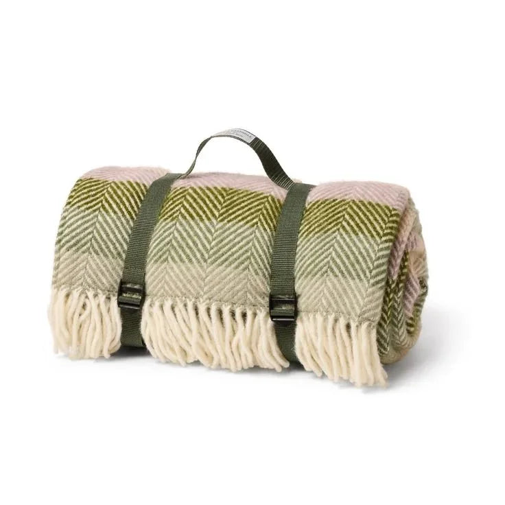 Polo Picnic Wool Rug - Botanical Stripe