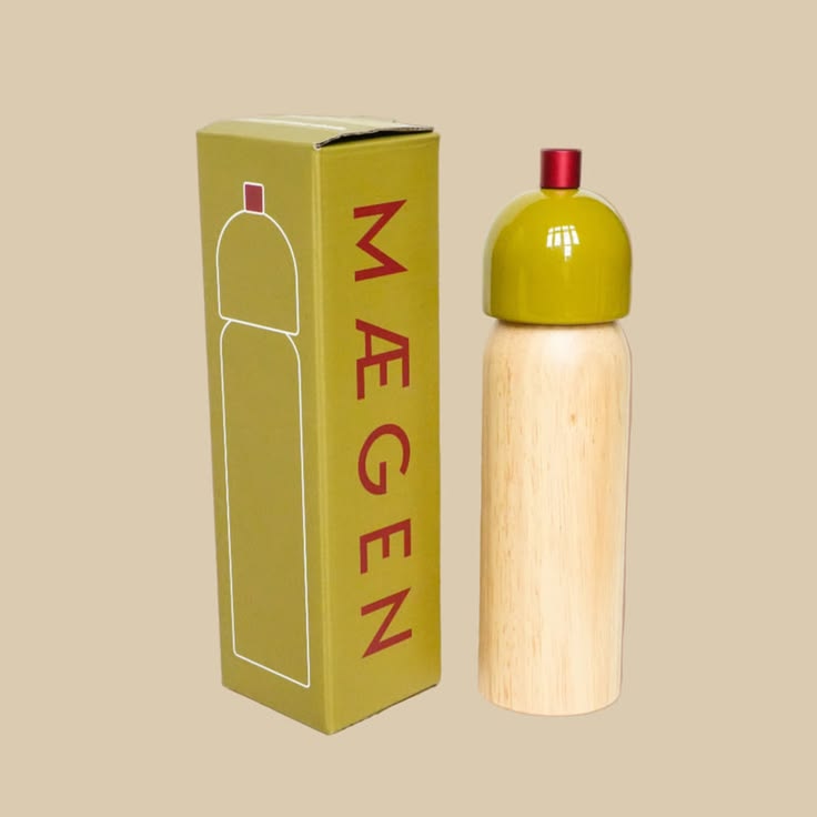 Salt & Pepper Grinder - Olive & Red