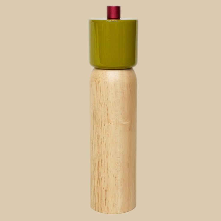 Salt & Pepper Grinder - Olive & Red