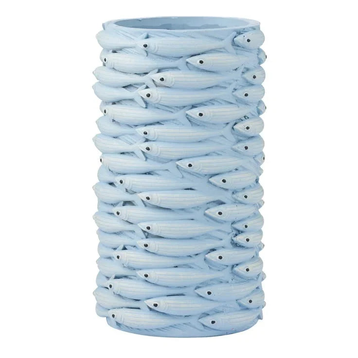Sam Sardine Blue Resin Vase - Last One!