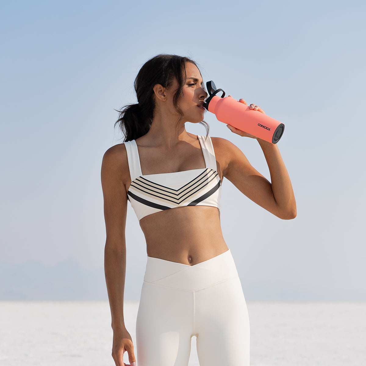 Corksicle Series A Sports Canteen 600ml - Neon Lights Coral