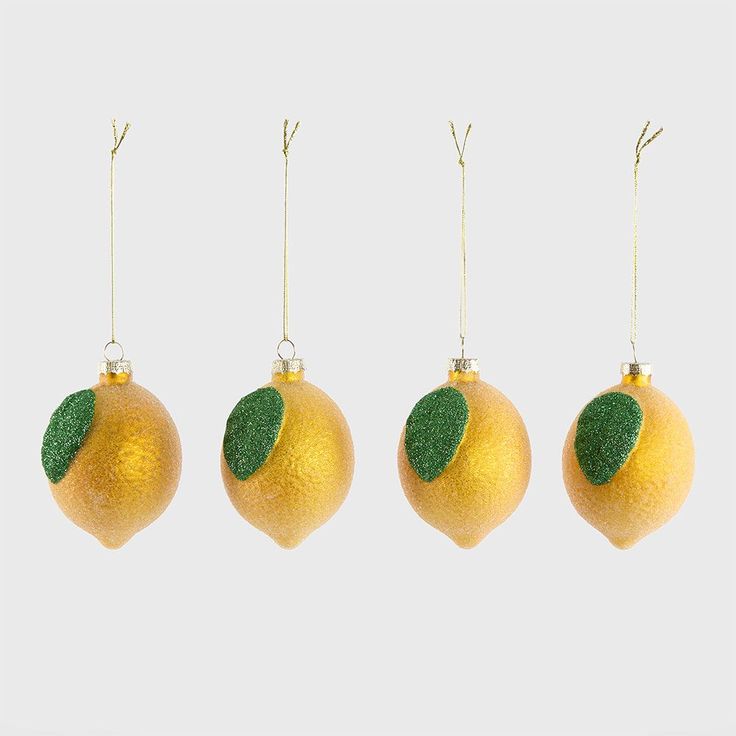 Lemon Christmas Decoration