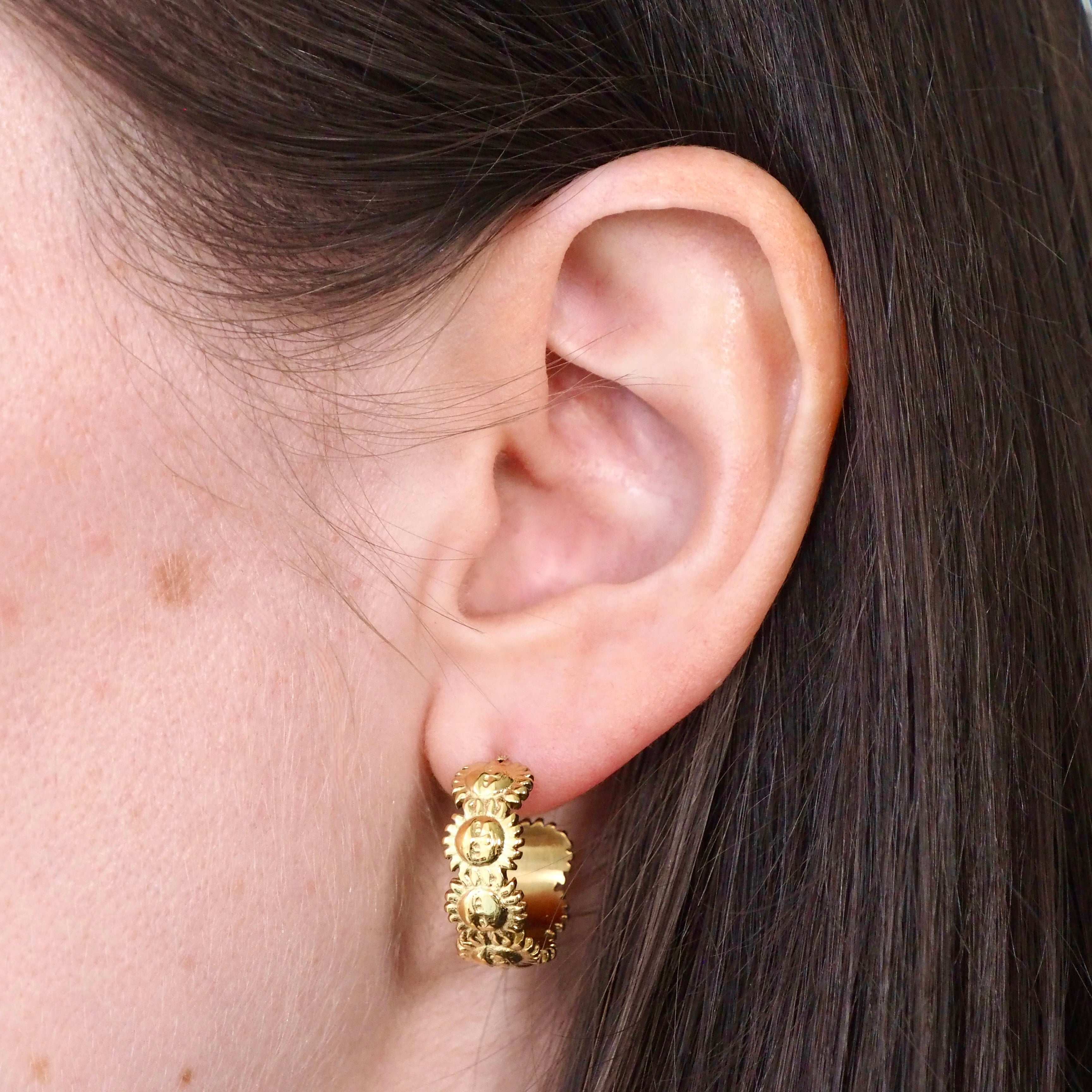 Sunny Side Up Waterproof Earrings - 50% OFF