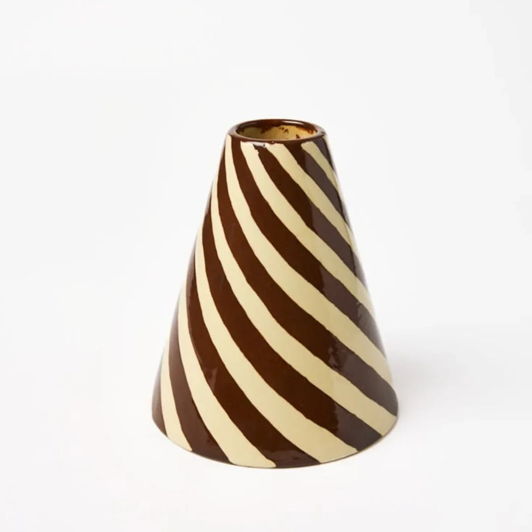 JESTER VASE CHOCOLATE SWIRL - LAST ONE!