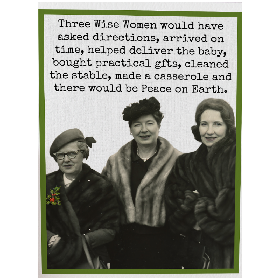 Three Wise Women Christmas Card