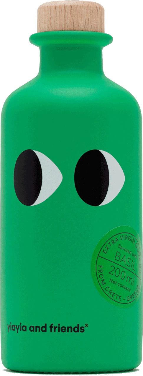 Yiayia and Friends Extra Virgin Olive Oil with Basil 200ml