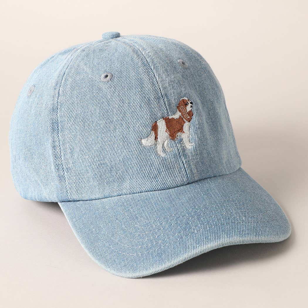 Cavalier King Denim Baseball Cap