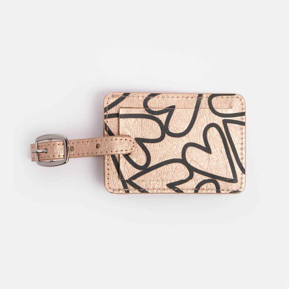 Magnet Heart Rose Gold Kraft Luggage Tag - Last One!