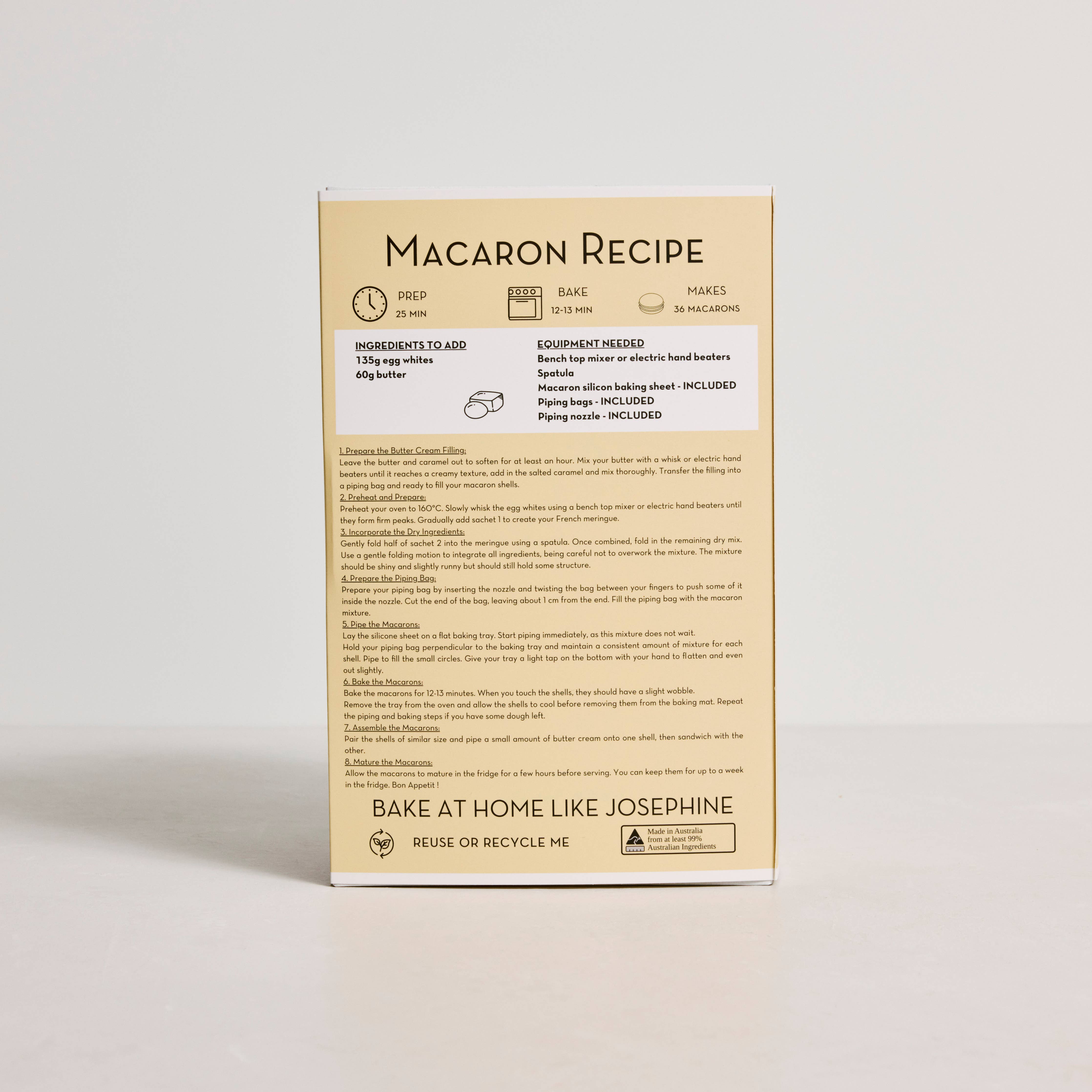 Salted Caramel Macarons Baking Kit