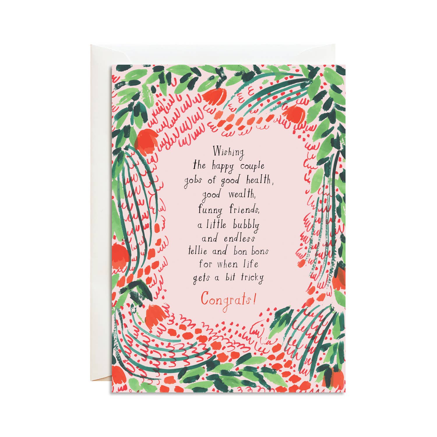 A Wedding Toast Card