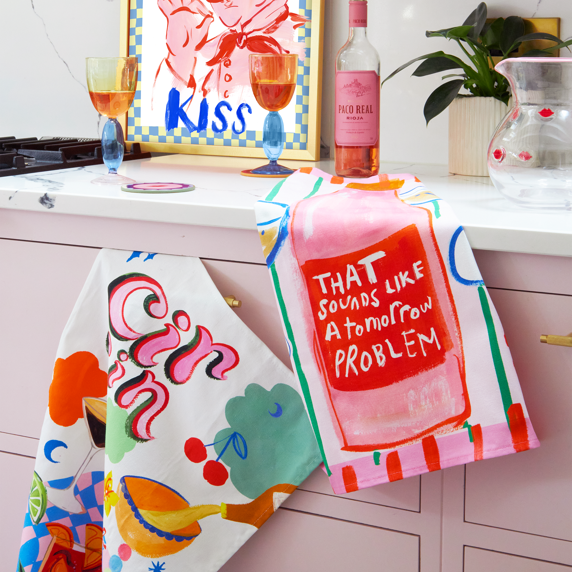 That Sounds Like a Tomorrow Problem Tea Towel - LAST ONE!