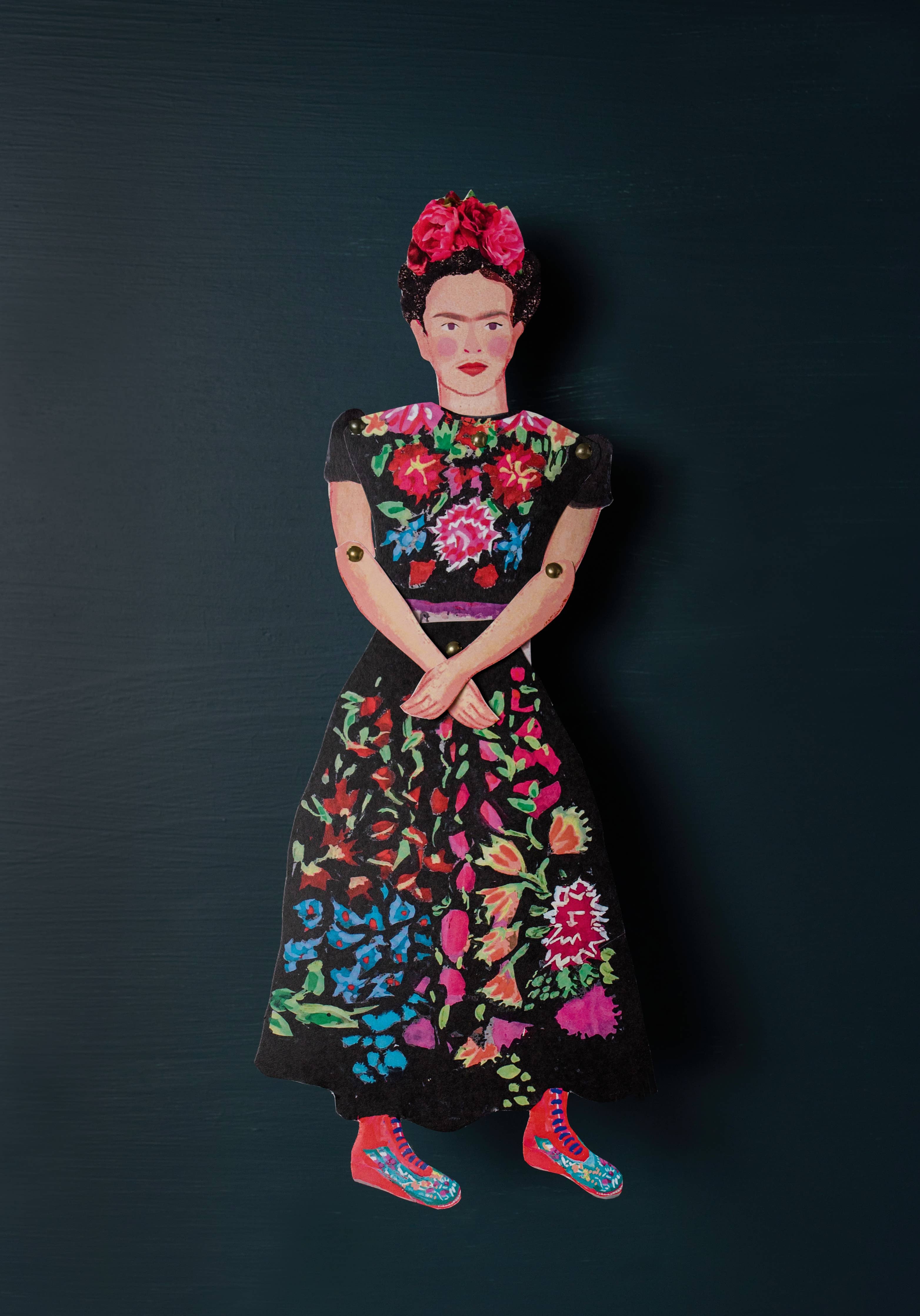 Cut & Make Frida Paper Puppet
