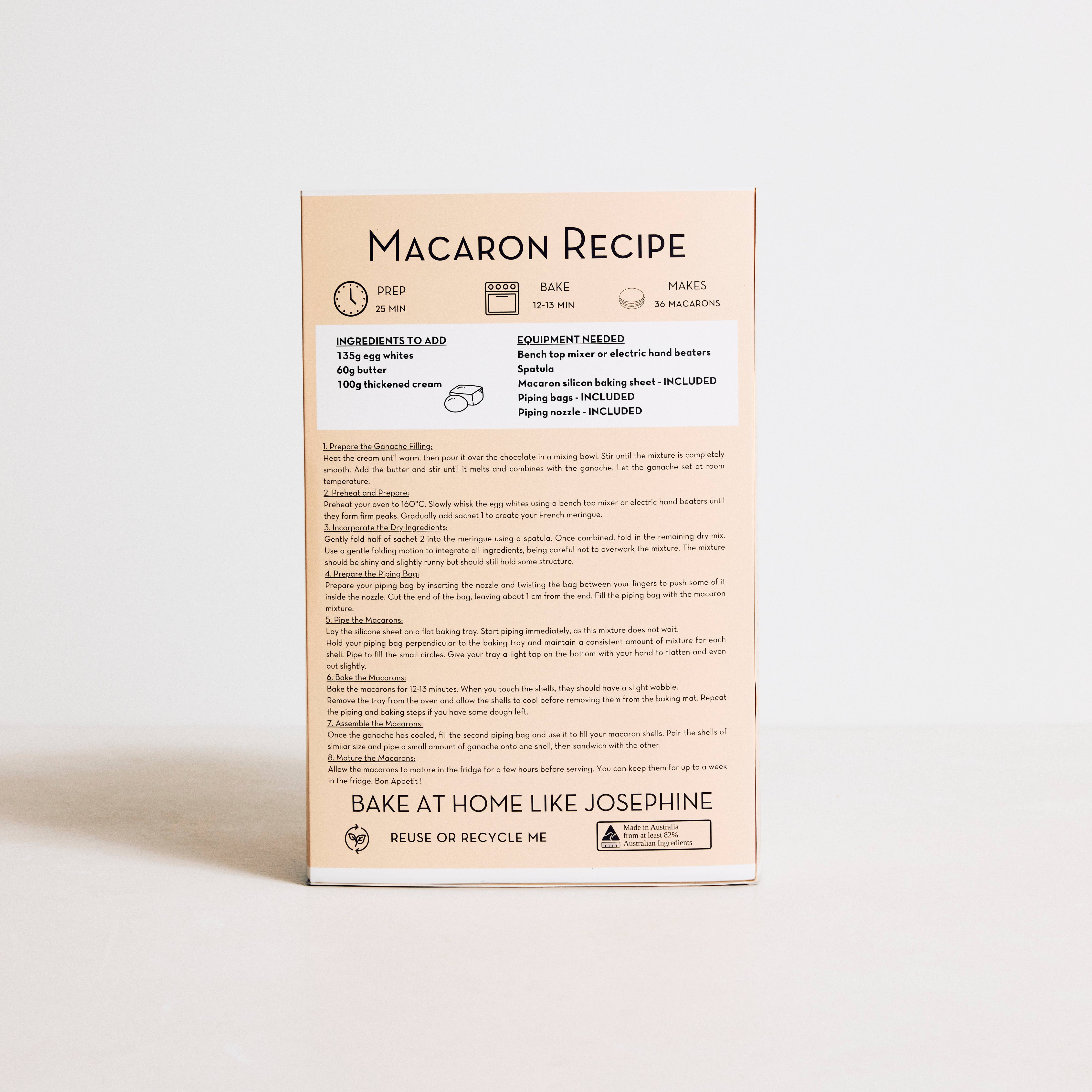 Chocolate Macarons Baking Kit