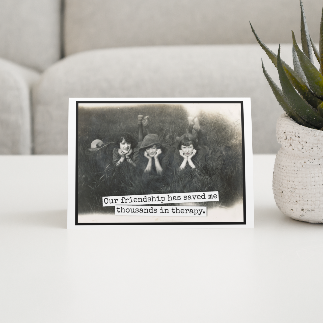 Friendship and Therapy Card