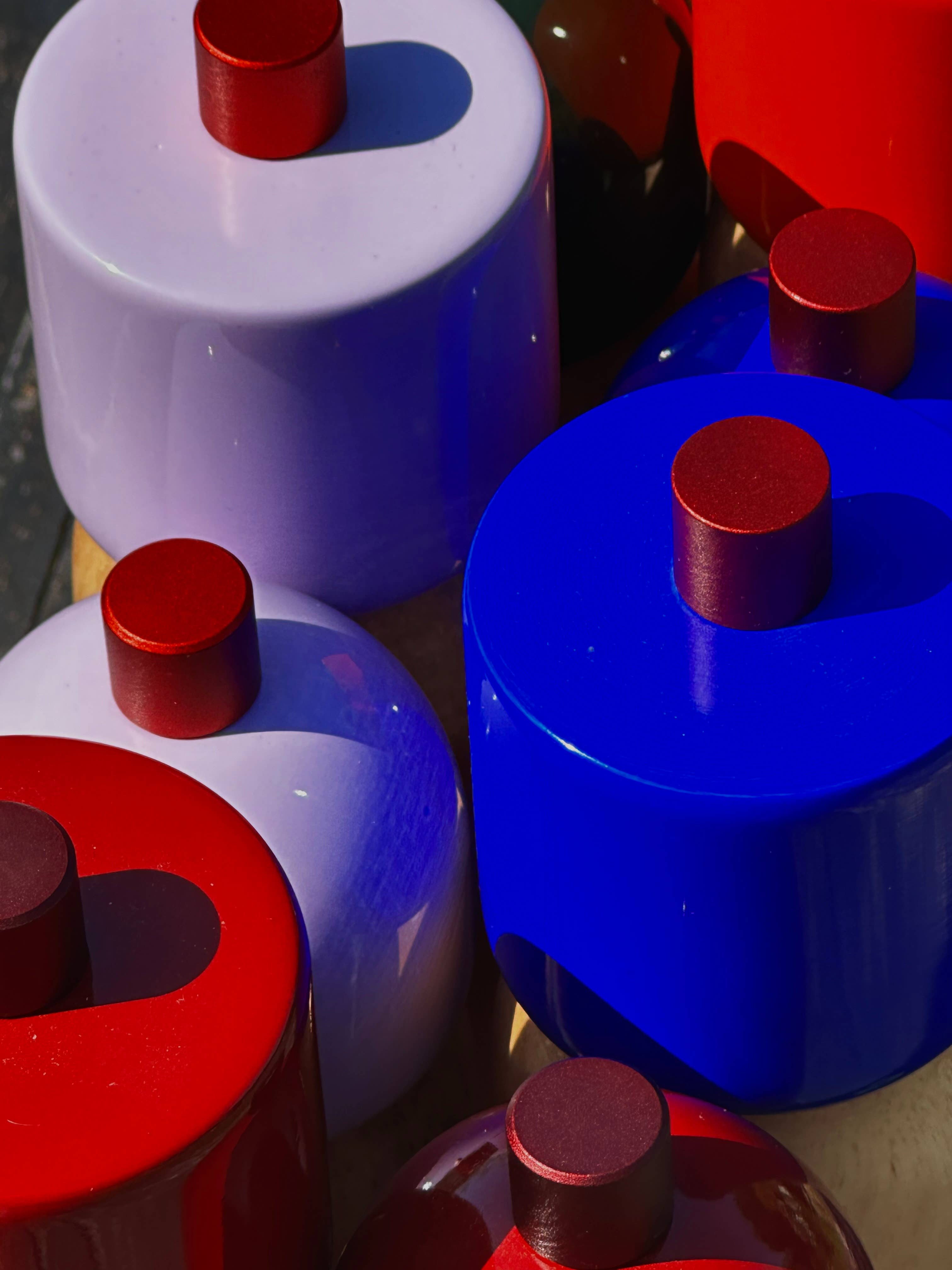 Salt & Pepper Grinder - Red & Red