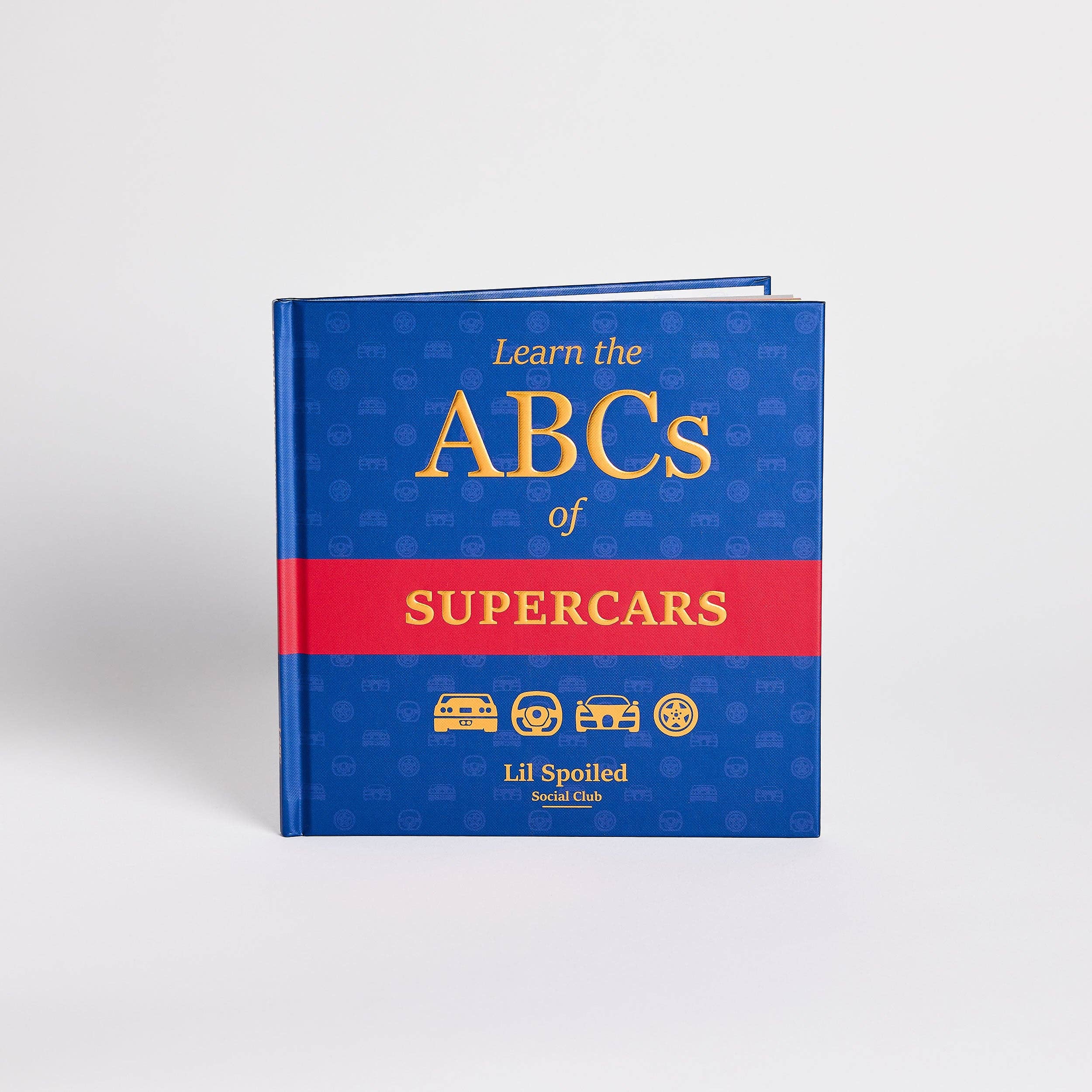 Learn the ABCs of Supercars Book