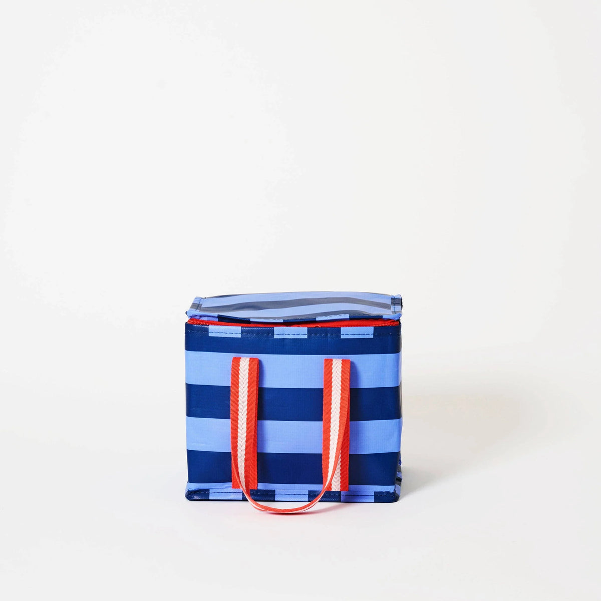 Mini Insulated Tote – Blue Stripe