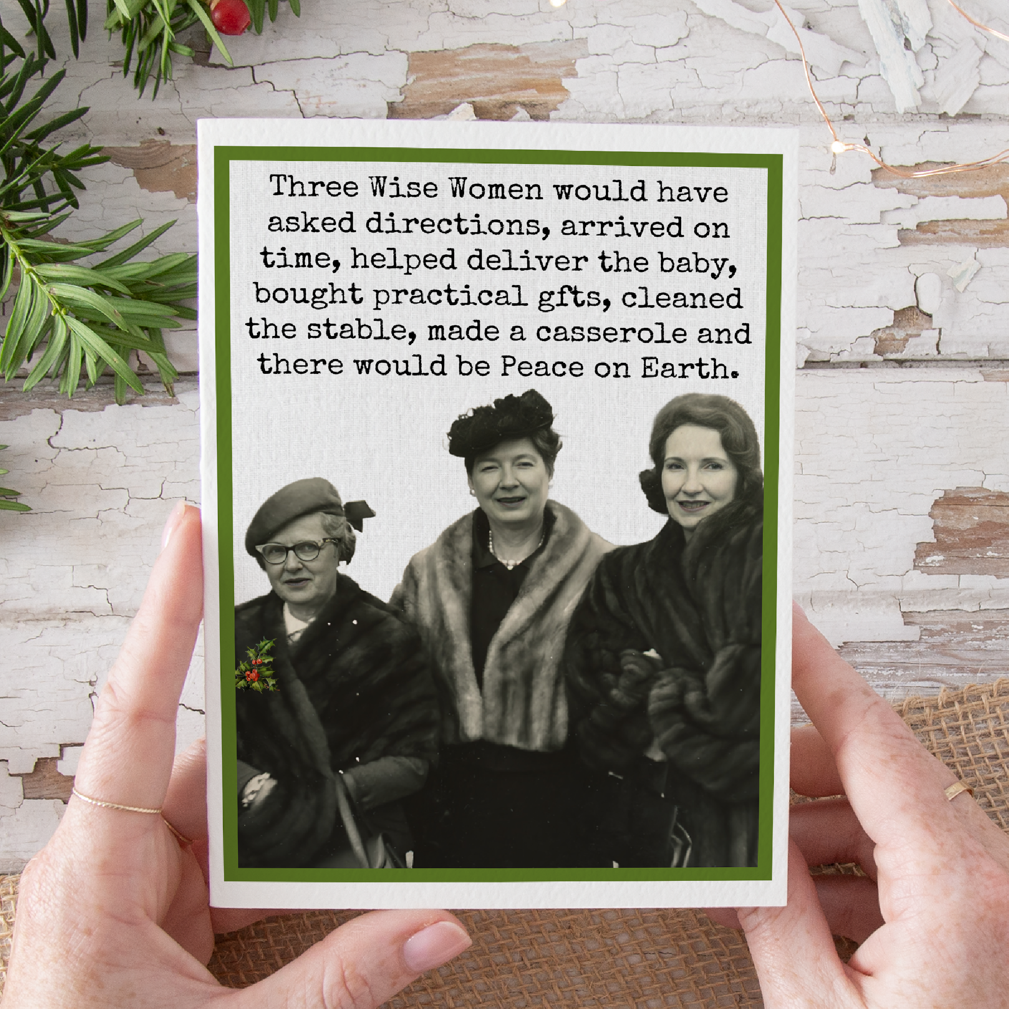 Three Wise Women Christmas Card