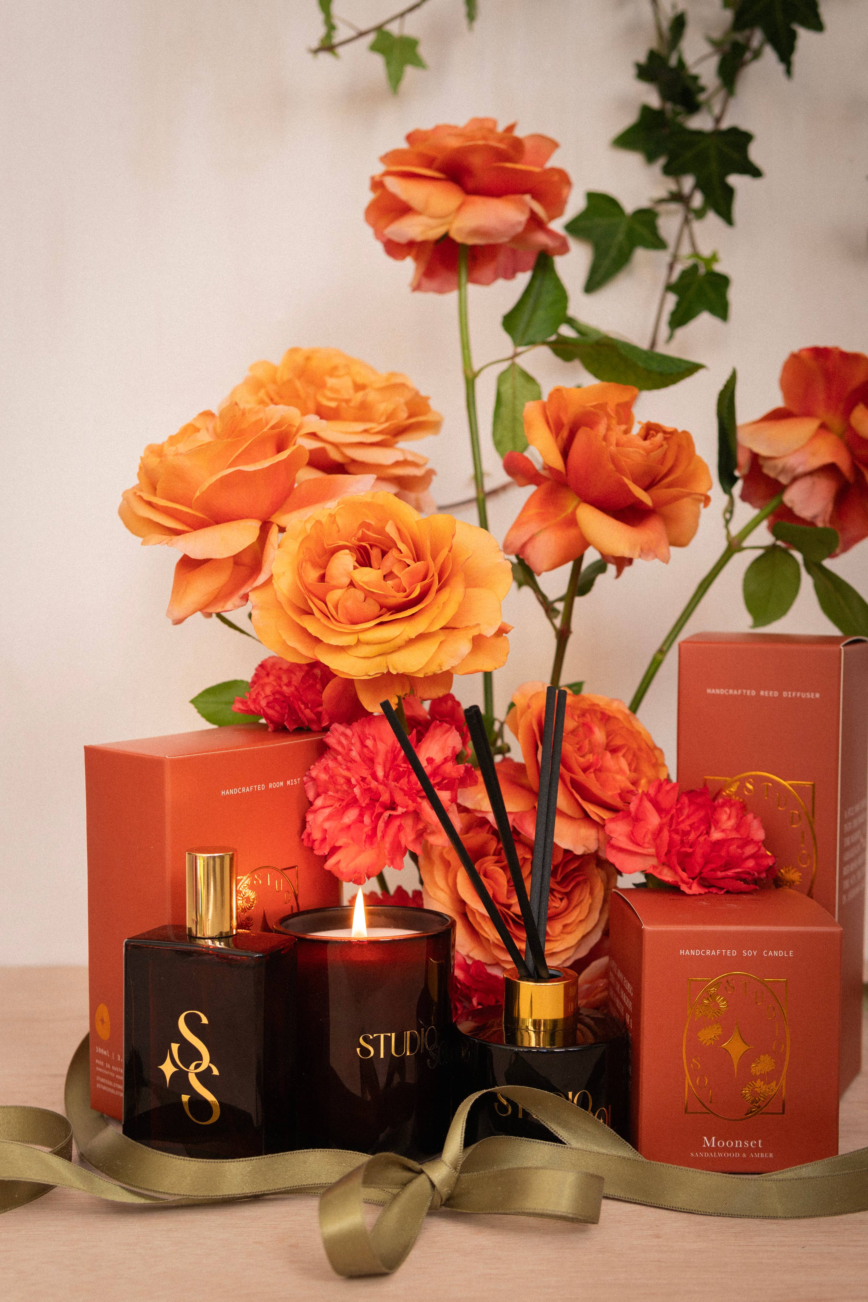 Moonset Candle | Amber + Sandalwood