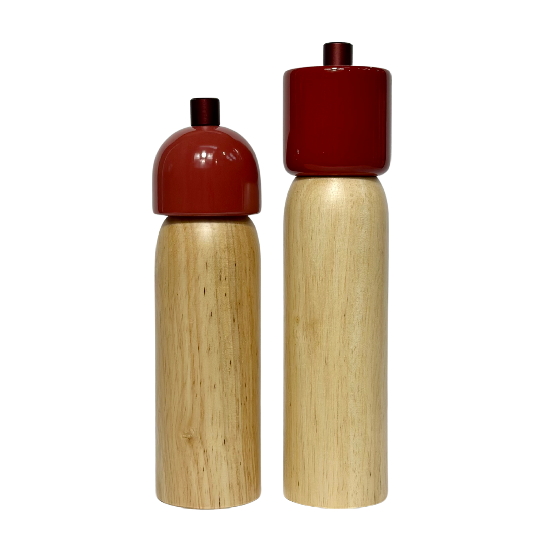 Salt & Pepper Grinder - Red & Red