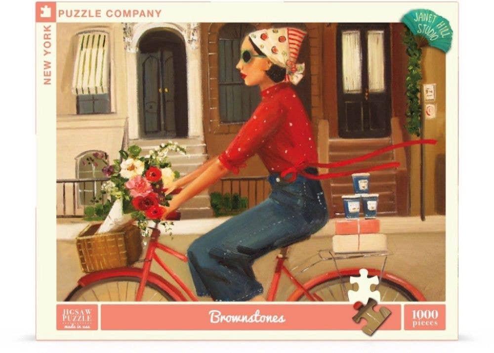Brownstones by Janet Hill - 1,000 piece Puzzle