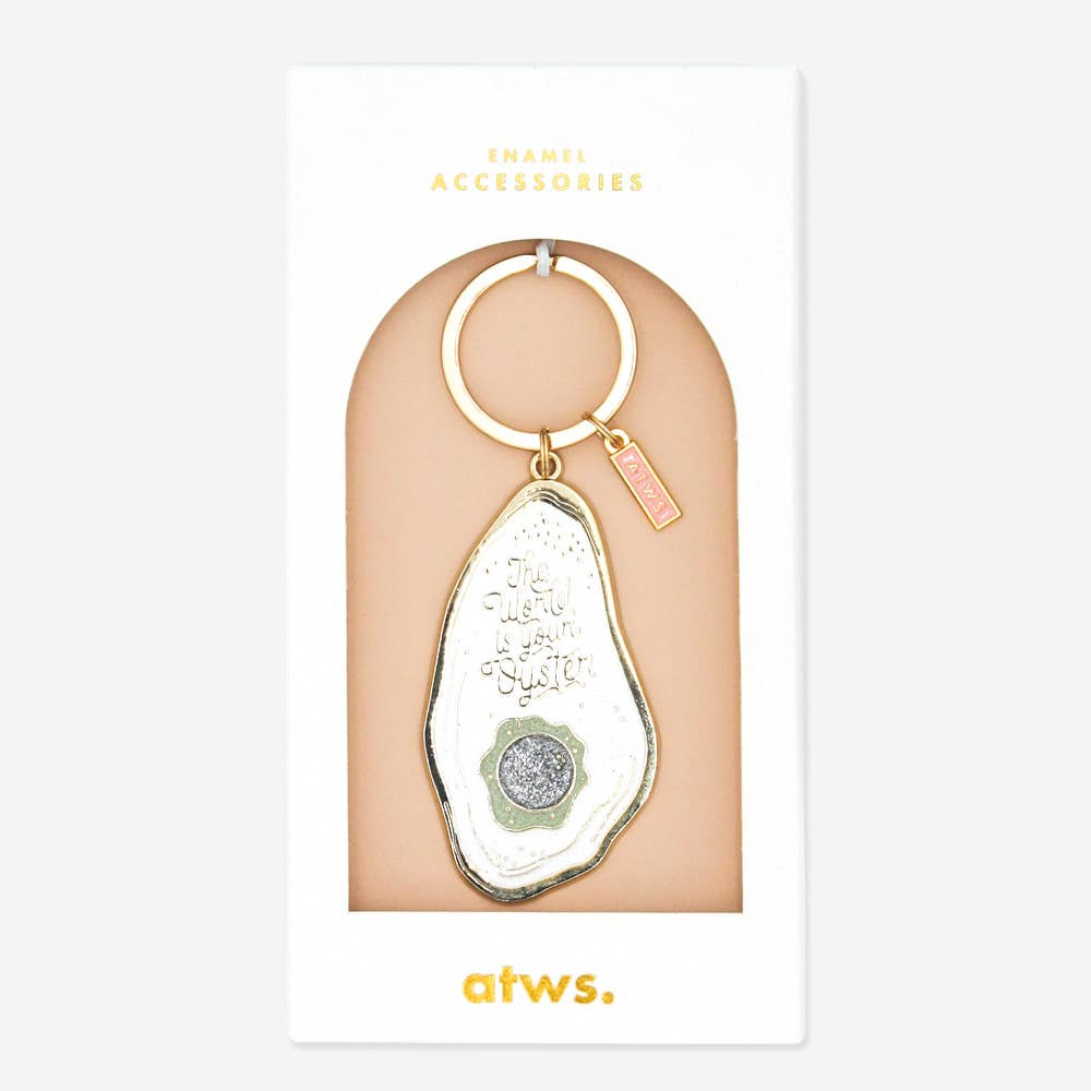 The world is your oyster - Keyring