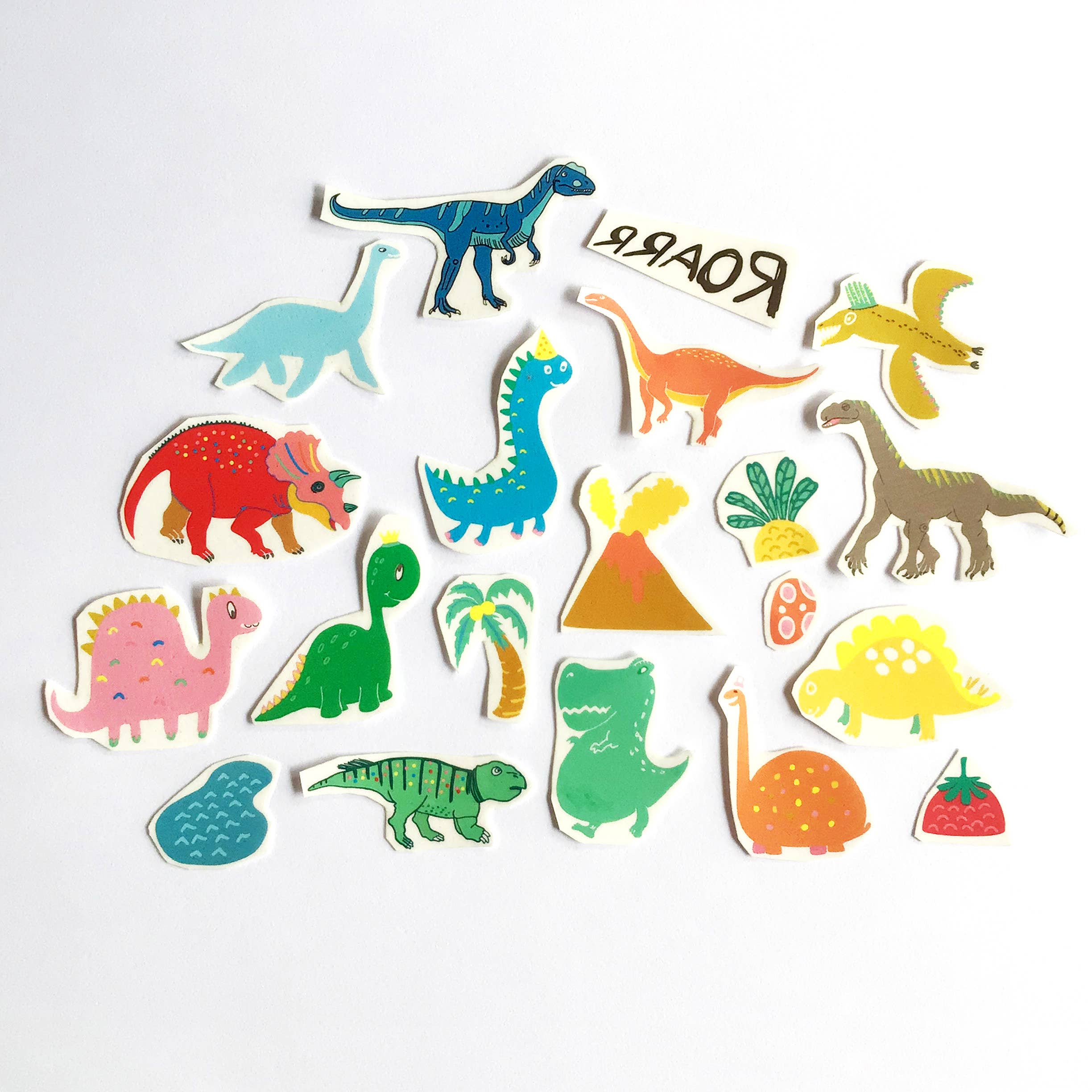 Dinosaurs Temporary Tattoos in a Tin