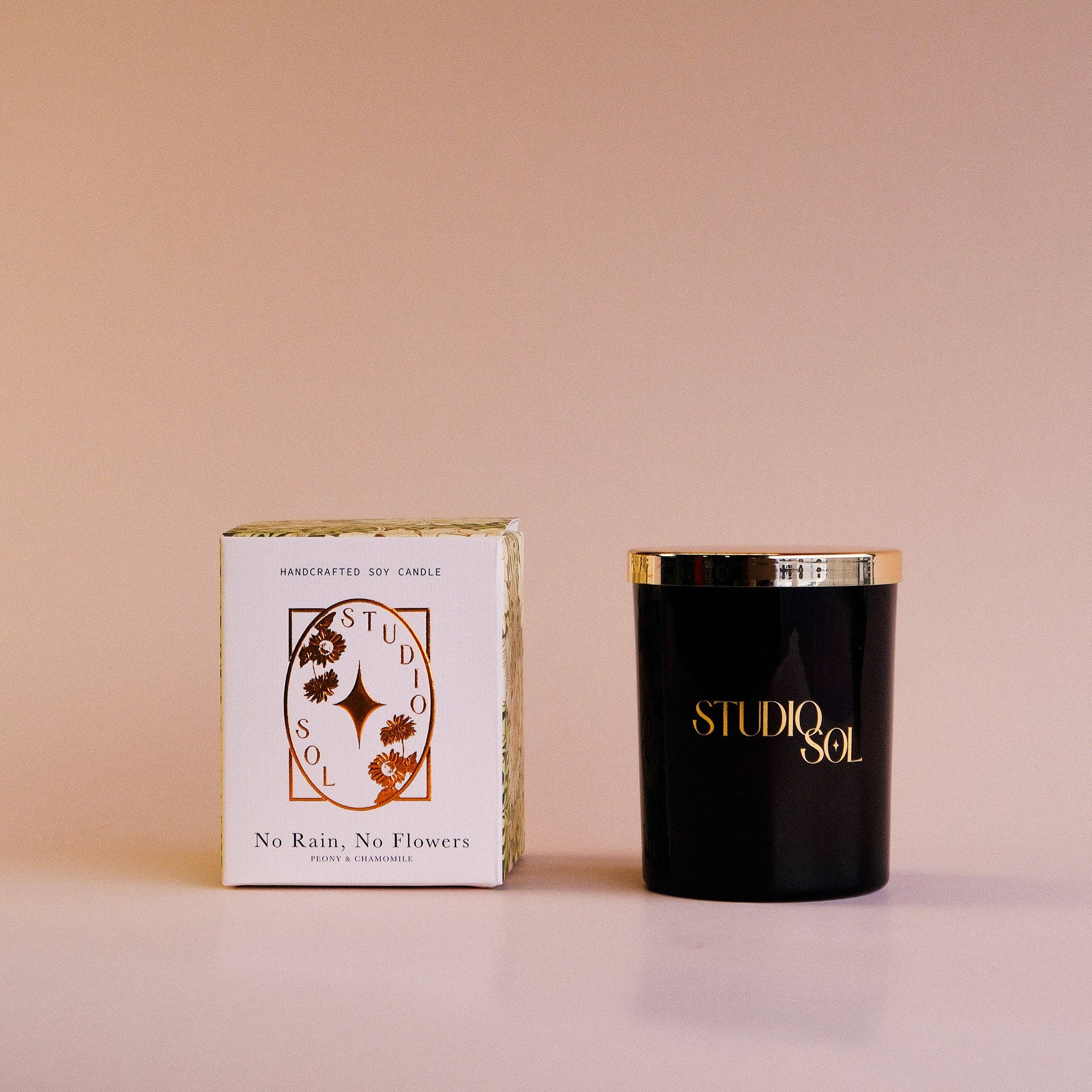 No Rain, No Flowers Candle | Peony + Chamomile