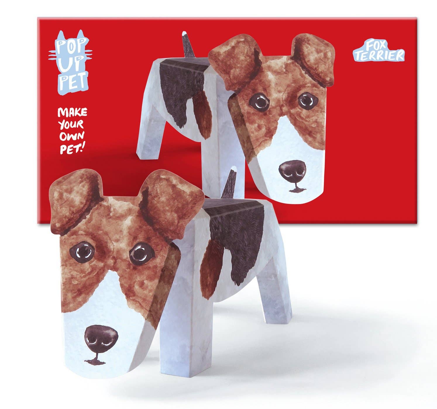 Pop Up Pet Fox Terrier – Paper Pet Gift