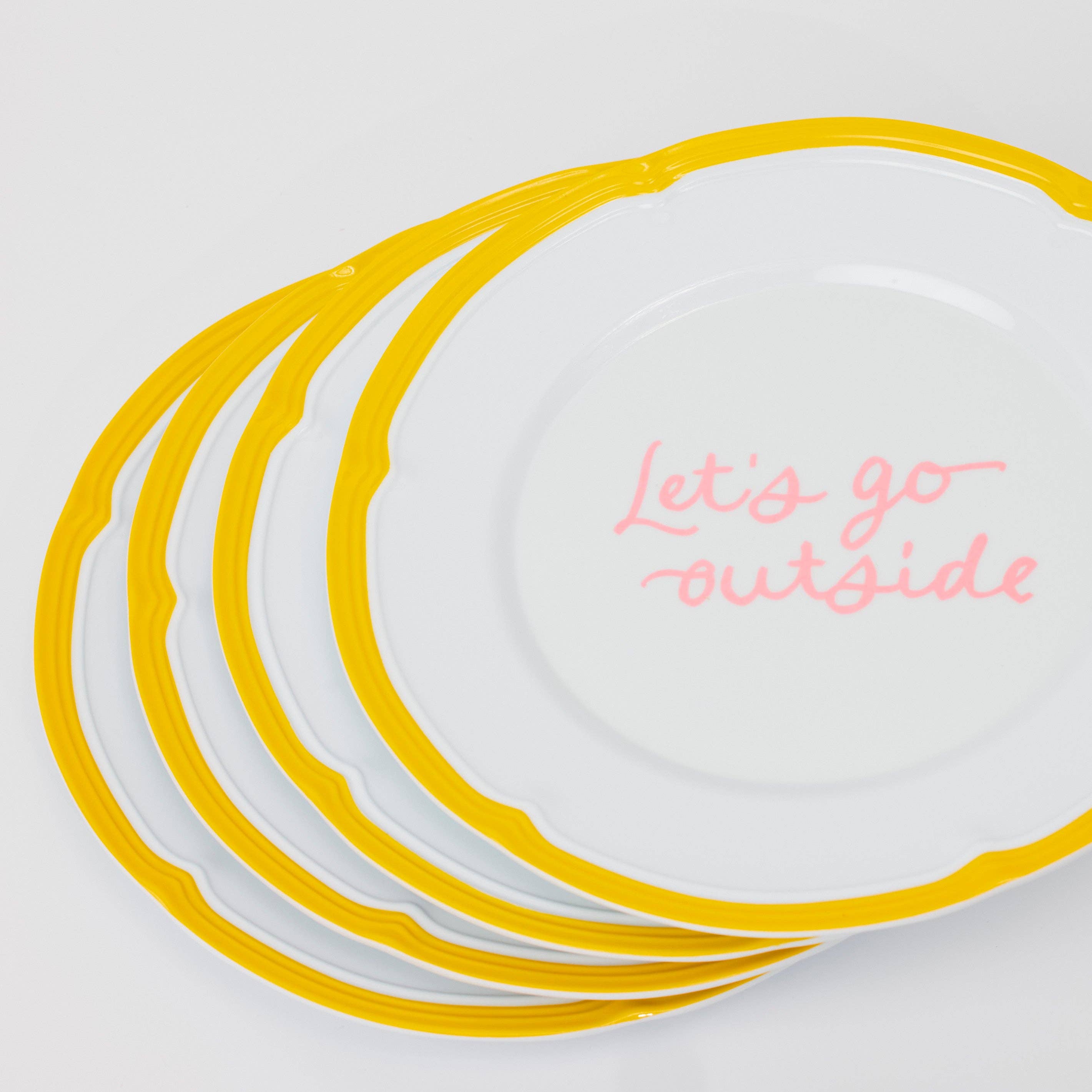 Baby, Let's Go Outside Melamine Plate Set | So Yummy