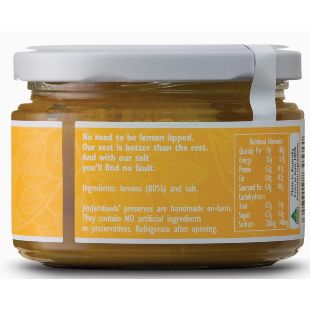 JimJam Foods Lemon Reserve Preserve 260g