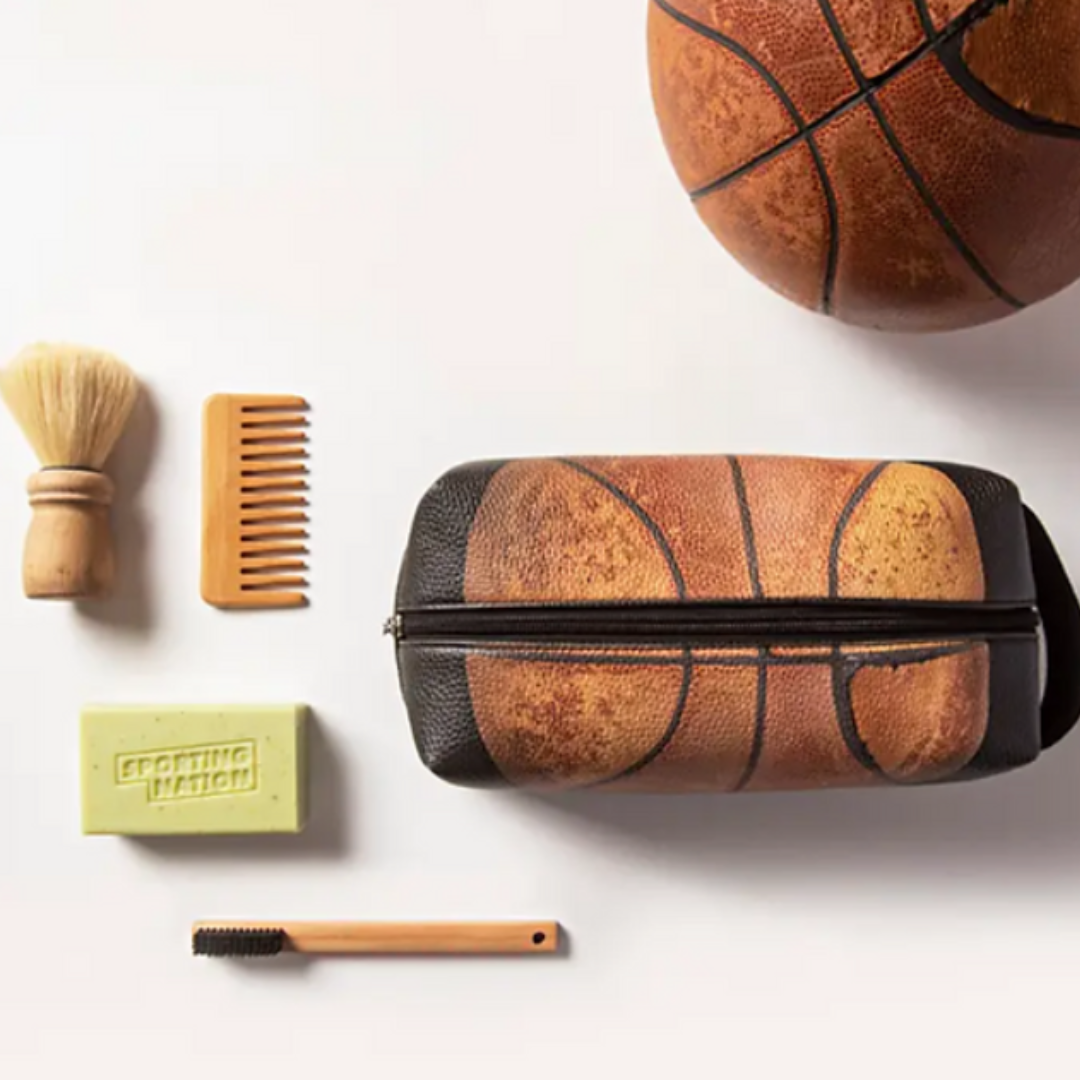 Vintage Basketball Toiletry Bag