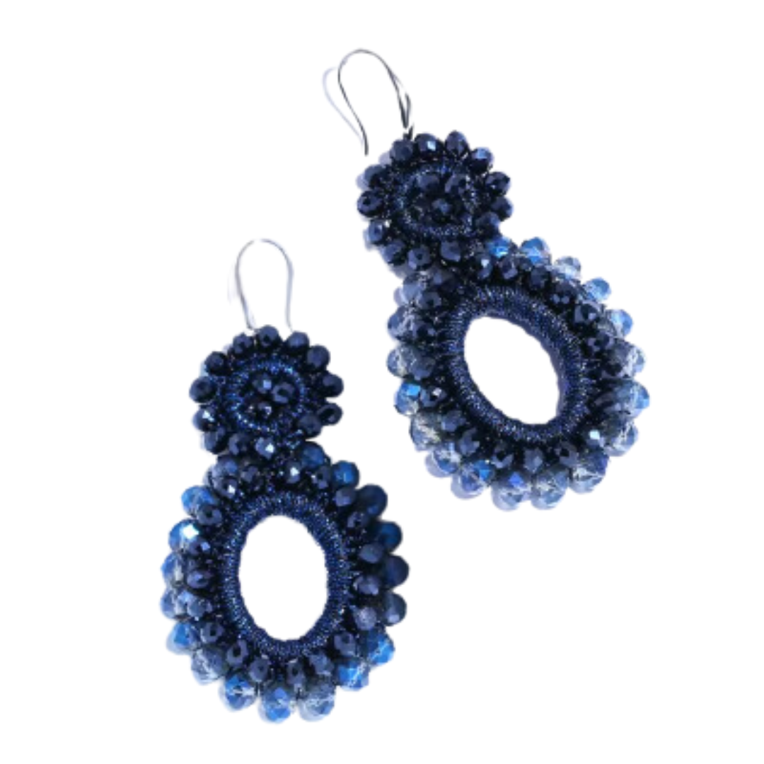 Halifax Earrings - MIdnight