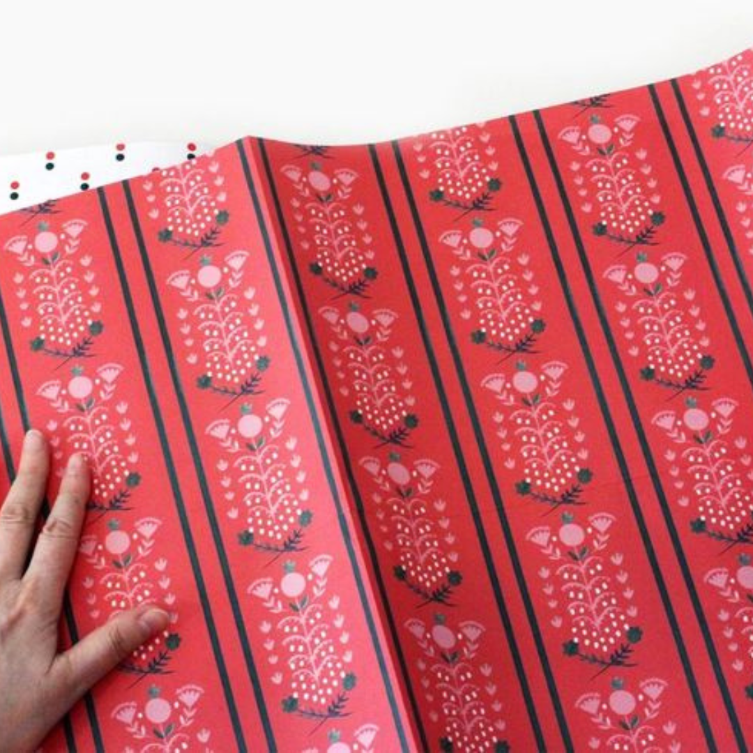 Very Delightful Holiday Wrapping Paper Book