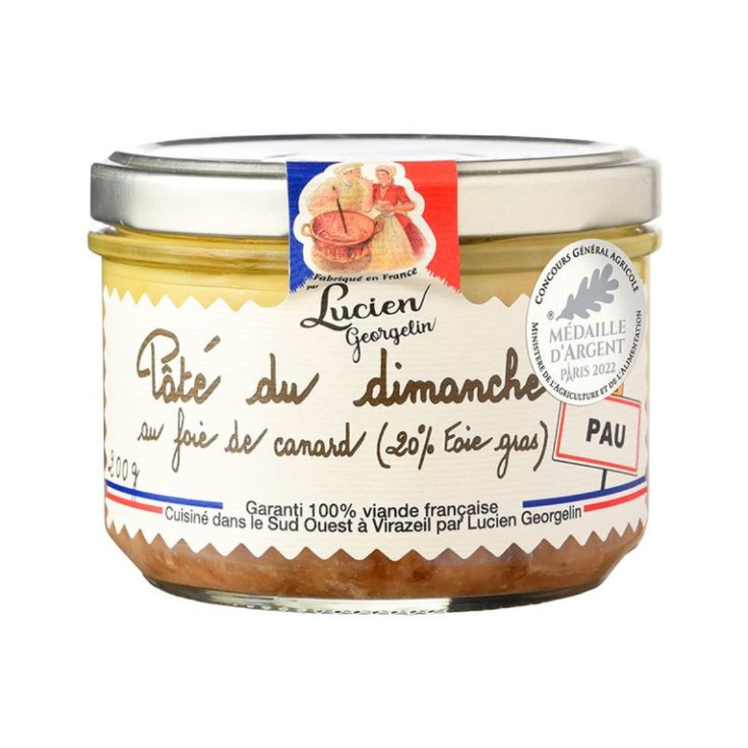 Lucien Georgelin Sunday's Pate with Foie Gras 200g