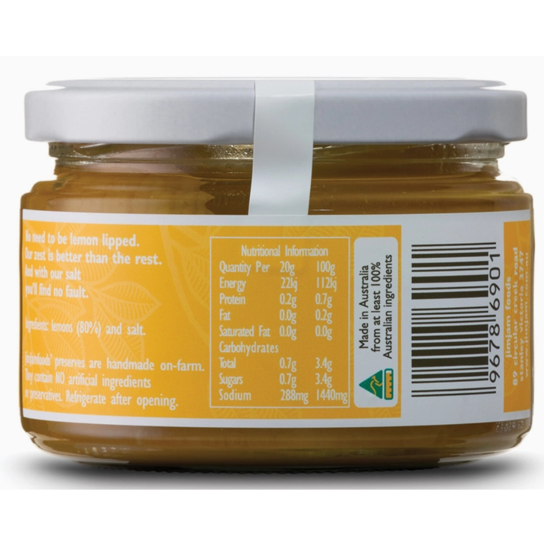 JimJam Foods Lemon Reserve Preserve 260g