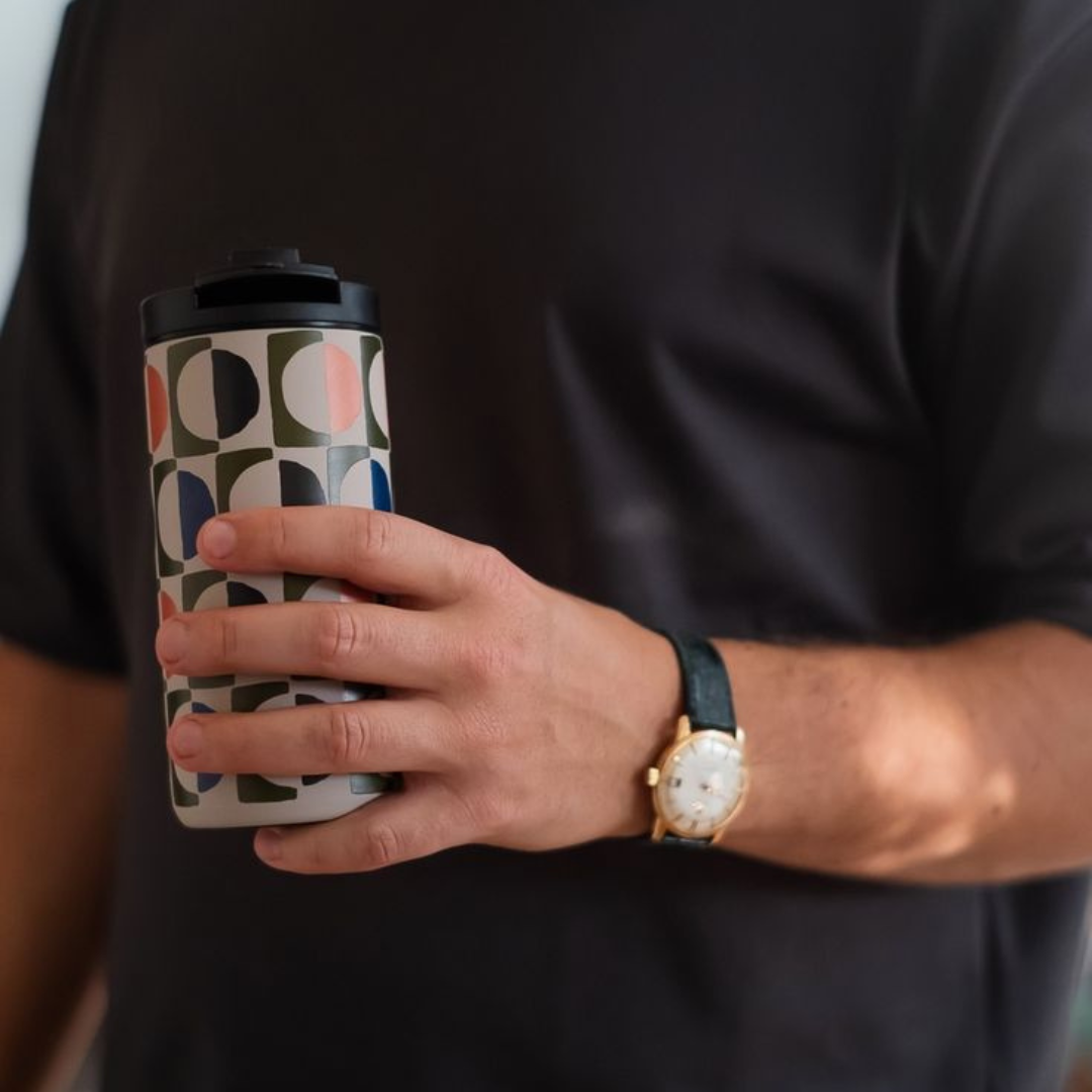 Geo Insulated Coffee Cup